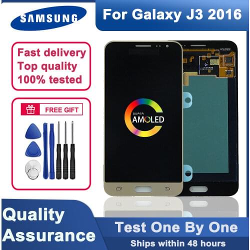 Original/OLED/TFT 5.0" LCD monitor for Samsung Galaxy J3 2016 J320 J320A J320F J320P J320M J320FN LCD touch screen assembly