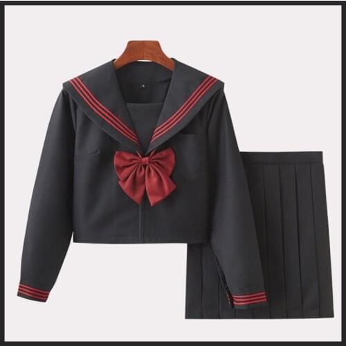 New Jk Uniform For Girls Long /Short Sleeve Tops Pleated Skirt Festival Party Cosplay Clothes Catwalk Show Stage Costume DQL5099