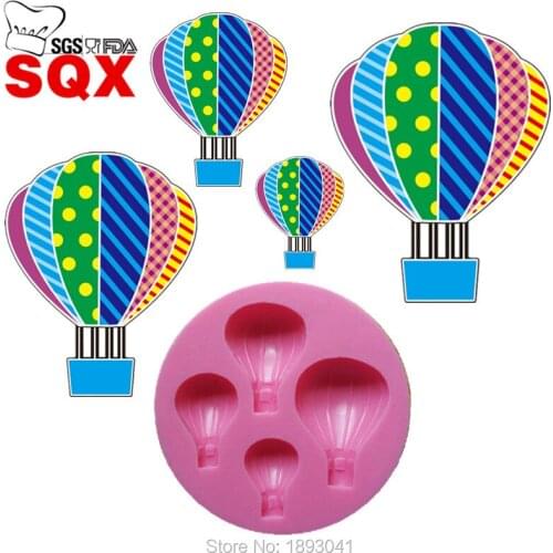 Hot Air Balloon Design Fondant Silicone Cake Mold For Cupcake Cake Decorating Tools Baking tools for cakes SQ16287