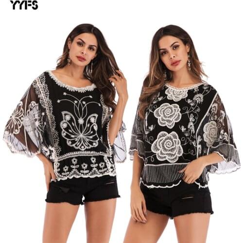 Кружевные блузки YYFS China At AliExpress