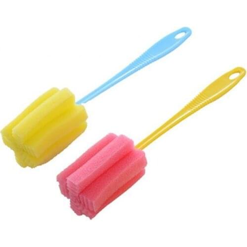 1 Pc Sponge Brush Kitchen Cleaning Tools Milk Bottle Cup Glass Washing Cleaning Sponge Brushes Cleaner Accessories