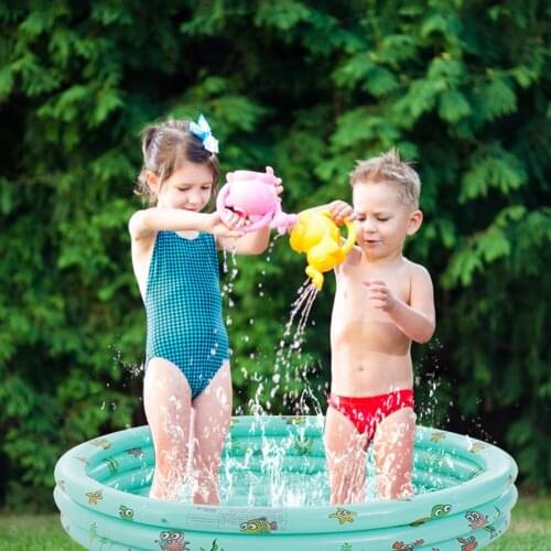 100x40cm Summer Baby Inflatable Swimming Pool Kids Toy Paddling Play Sea Animal Printing Children Round Basin Bathtub Portable