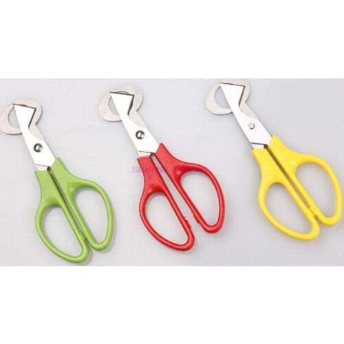 200pcs Egg Scissor Bird Cutter Opener Kitchen Tool Clipper Sale shells Scissors Cracker Cigar Stainless Steel Blade Househ