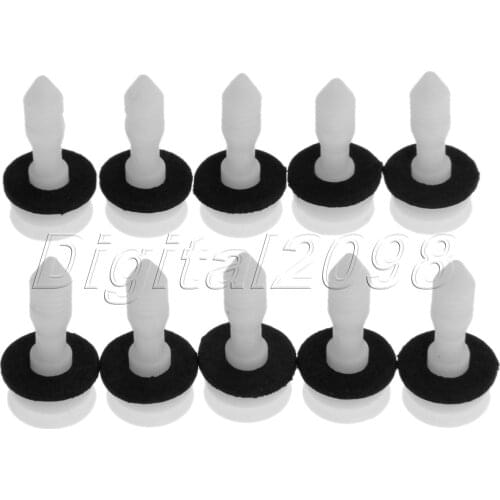 20x C2S13494 Car Door Card Panel Trim Interior Fastener Clips For Jaguar S X Type Plastic Rivets Automobile Car Clips White