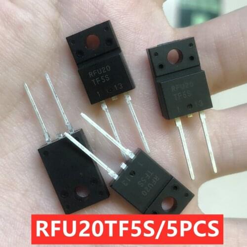 5pcs/lot RFU20TF5S RFU20 LCD fast recovery diode TO-220F 2 feet brand new original