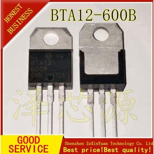 50pcs/lot BTA12-600B BTA12 12A/600V TO-220 Bi-Directional Triode Thyristor