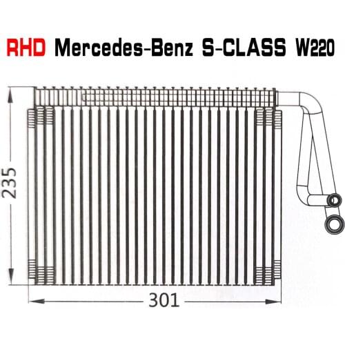 ShenDi YaTe Auto AC Car/automotive air conditioning evaporator for Mercedes-Benz SLK R172 S-CLASS W220 RHD