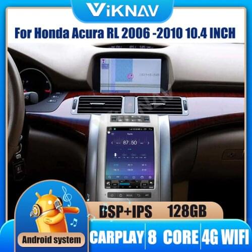 Android Car Radio for Honda Acura RL 2006 2007 2008 2009 2010 Car GPS navigation Vertical screen stereo multimedia player 2din