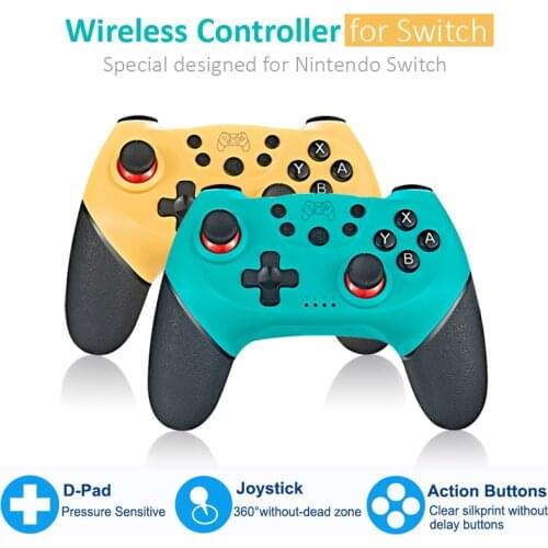 2021 Wireless Gamepad for Nintendo Switch Bluetooth-Compatible Gamepad USB Joystick Controller for NS-Switch Console