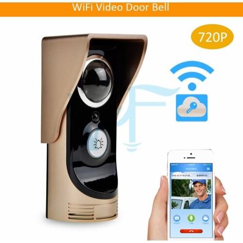 Free Shipping WiFi Video Doorbell Wireless Audio Intercom Home Doorphone Remote Control 720P HD Visible Bell Ringbell VF-DB01