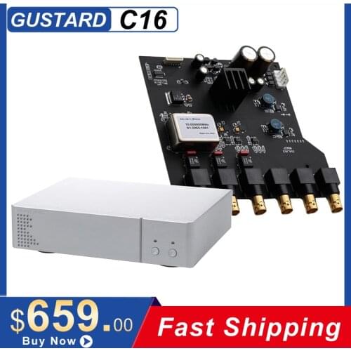 Gustard C16 10MHz Clock OCXO High Precision Low Noise Audio Clock