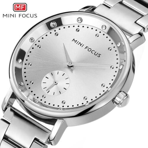 MINI FOCUS Top Fashion Leisure Dress Women Watches Luxury Brand Quartz Watches Waterproof Ladies Dress Clock Relogio Feminino