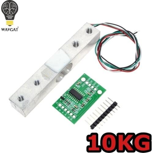 WAVGAT Digital Load Cell Weight Sensor 10KG Portable Electronic Kitchen Scale + HX711 Weighing Sensors Ad Module