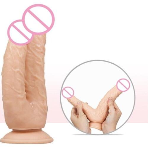 Double Dildo Anal Penetration Double penetrator Double Dildo Big Anal Dildo Huge Anal Toy Large Realistic Anal Dildo