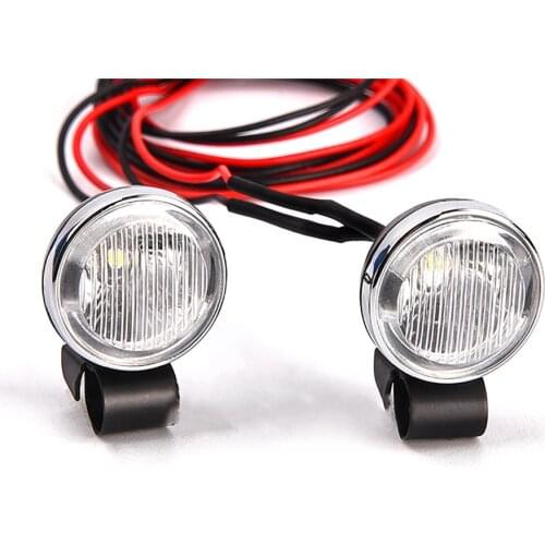 Simulation 18mm Retro Round Spotlight Off-Road Searchlight Headlight G157H for GRC 1/10 T4 SCX10 Model Car