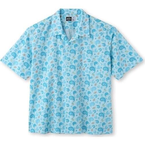 2021 Summer Quality Harajuku Beach New Arrival Men Short-Sleeve Casual Anime Shirt Blouse Loose Surfing Hawaiian-shirt