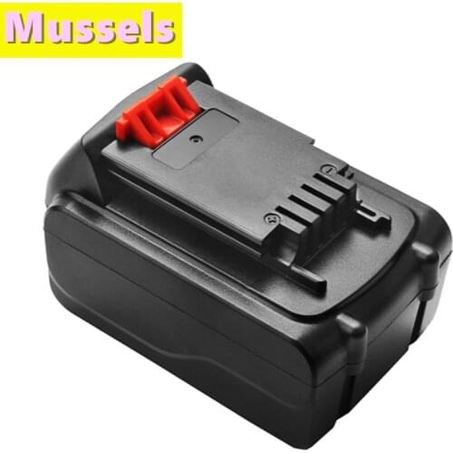18V/20V 12800mAh Li-ion Rechargeable Battery Power Tool Replacement Battery for BLACK & DECKER LB20 LBX20 LBXR20 L70