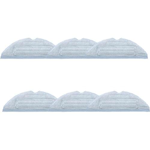 6PcsMopping Cloths Washable & Reusable Mop Cloth for Xiaomi Roborock T7 T7Plus S7 Vacuum Cleaning Pads Robot Vacuum Part