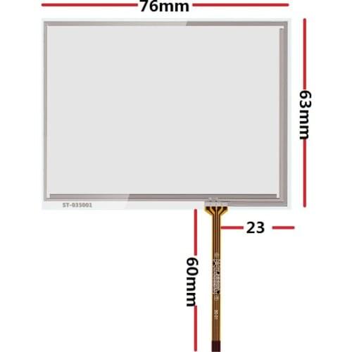 New 3.5-inch industrial touch screen is suitable for handwritten screen and industrial touch screen 76*63mm