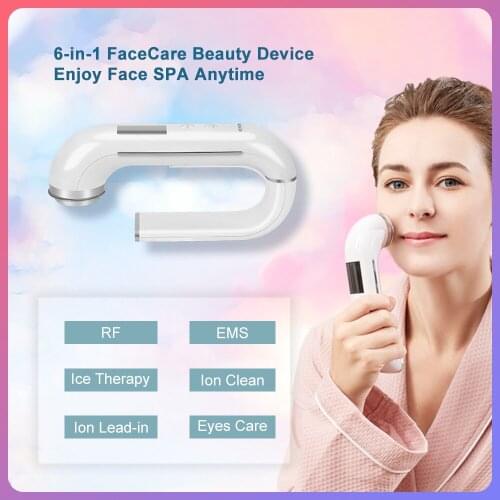 New Cold Compress Multifunctional Beauty Instrument Micro Current IonImport and Export Vibration Enhances Firmness RF Instrument