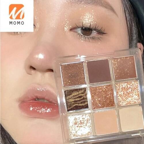 Eye Shadow Plate Super Glitter Summer Niche Pearlescent Earth Color