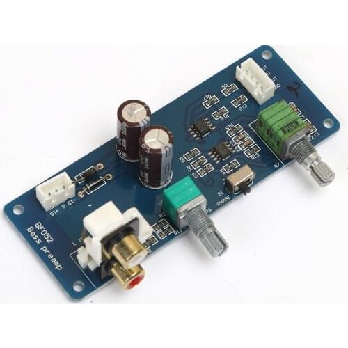 KYYSLB DC 9-18V Enthusiast Single-ended Balanced Output Circuit Board Super Bass Low-pass Filter Circuit Board Finished Board