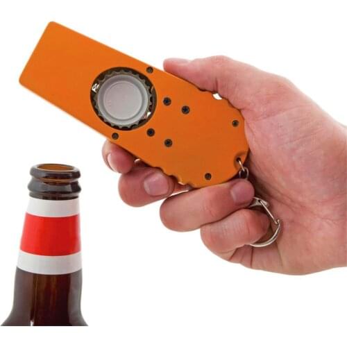 Dropship Creative Plastic Ejection Beer Bottle Opener Kitchen Tool with a Handy Key Chain Party Supplies Worldwide Store