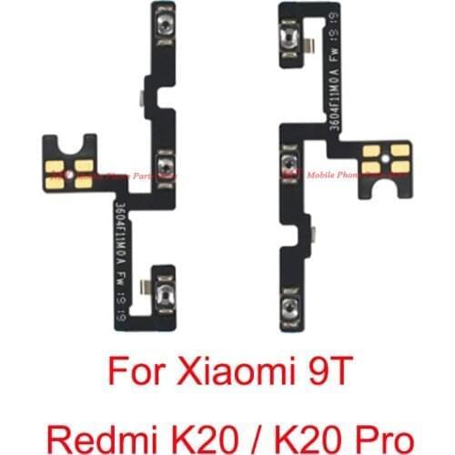 New Power ON OFF Switch Volume Side Button Key Flex Cable For Xiaomi Mi 9T Redmi K20 Pro K20pro Volume Power Flex Cable Parts