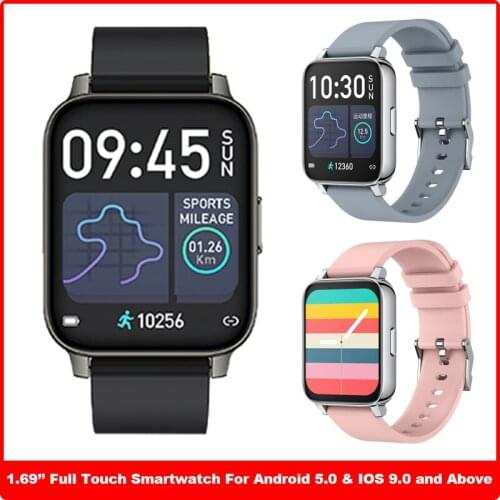 Smart Watches Men 1.69" Screen Full Touch Fitness Tracker Bluetooth Clock Smartwatch Women For IPhone IOS Android HUAWEI Xiaomi