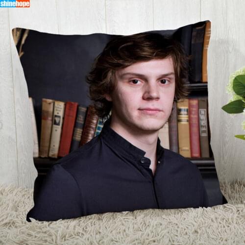 Evan Peters Pillow Cover Customize Pillowcase Modern Home Decorative Pillow Case For Living Room 2020.08.17