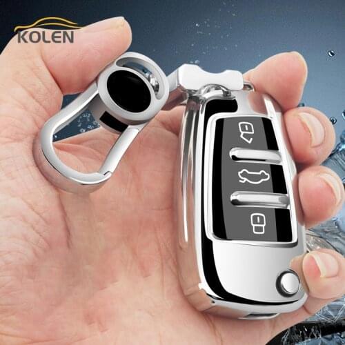 TPU Car Remote Key Case Cover Shell Fob For Audi A1 A3 A4 A5 A6 A7 Q3 Q5 Q7 B6 B7 B8 C5 C6 S3 4F B8 8P 8L 8V TT RS Accessories