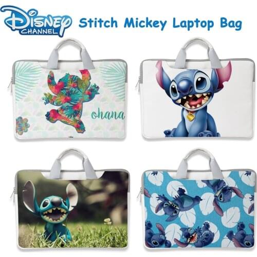 Disney Mickey Minnie Laptop Bag Case for Macbook Air Pro 13 14 15.6 Laptop Sleeve Waterproof Bag For Dell Lenovo Huawei Bag