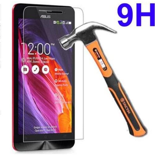 Safety Tempered Glass For Asus ZenFone C / ZC451CG / Z007 4.5 inch Screen Protector Toughened Protective Film Guard Protection