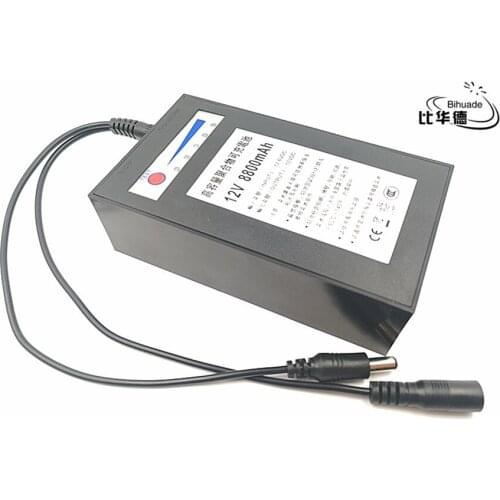 1pcs/lot 12V 8800mah lithium battery Rechargeable DC battery polymer batteria For monitor motor LED light outdoor spare Battery
