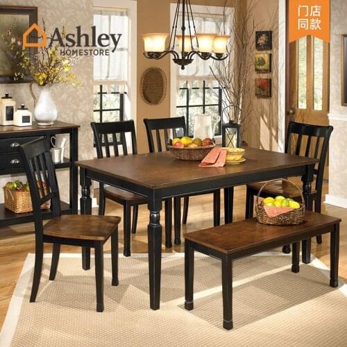 American eat desk and chair combination of contemporary and contracted household table home long D580 / round table 3