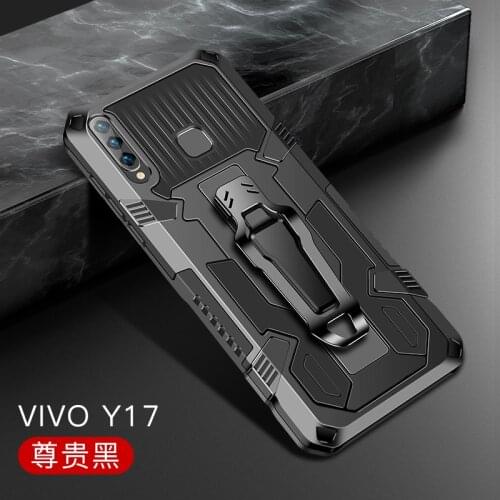 Armor Case For VIVO Y11 Y12 Y15 Y17 2019 Case Shockproof Belt Clip Holster Phone Cover For VIVO Y11 Y12 Y15 Y17 2019 Coque Funda