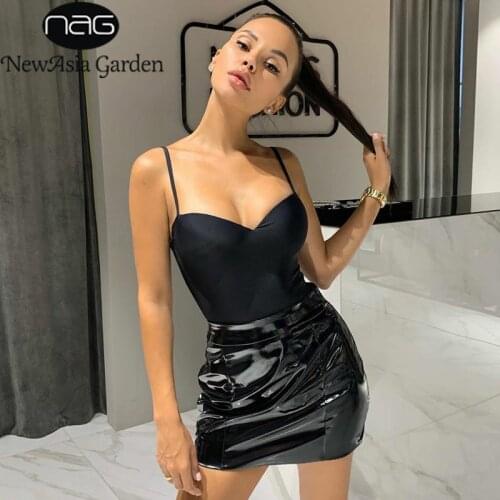 NewAsia Basic Sexy Bodysuit Solid Backless Bodycon Spgahetti Strap Bodysuits Women Sleeveless Playsuit Top Female Body Suit 2020