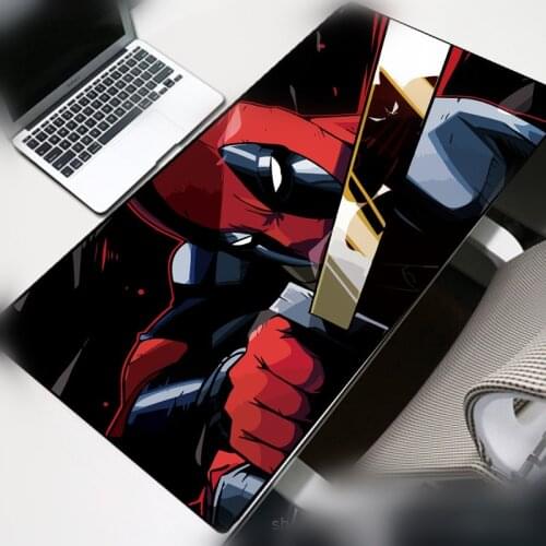 Deadpool Large Size Mouse pad Gamer 70x30cm Cartoon Skid Locking Edge Durable Mousepad Notebook Office Mat Desk mat Portable