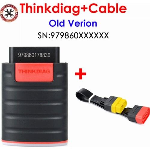 Thinkdiag full system Old Version OBD2 Diagnostic Tool Code Reader 15 Reset Services Can Work With Diahzone OBD2 Scanner Tool