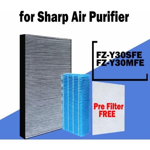 FZ-Y30MFE FZ-Y30SFE H13 Hepa Filter Replacement for SHARP Air Purifier KC-930E FU-Z31E FU-Y30E FU-Z31Y KC-830E FU-Y30EUW