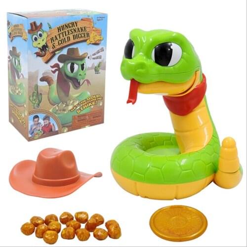Creative Joke Spoof Snake Children Toys Party Game Rattlesnake Tricky Toy Montessori Antistress Educational Table Toys For Kids