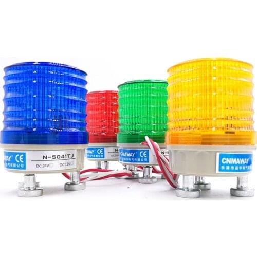 Magnetic Buzzer Strobe Signal Warning light N-5041TJ 12V 24V 220V Indicator light LED Lamp Flashing Light Security Alarm