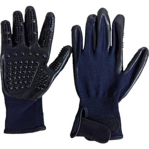 Grooming Glove for Cats Soft Rubber Pet Hair Remover Dog Horse Cat Shedding Bathing Massage Brush Clean Comb for Animals