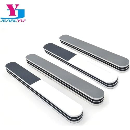 4 Pcs Nail File Buffer 3 Way Manicure Pedicure Tools Professional Nails Buffer Sponge Nail Art Polish Sanding Buffing Block Nail