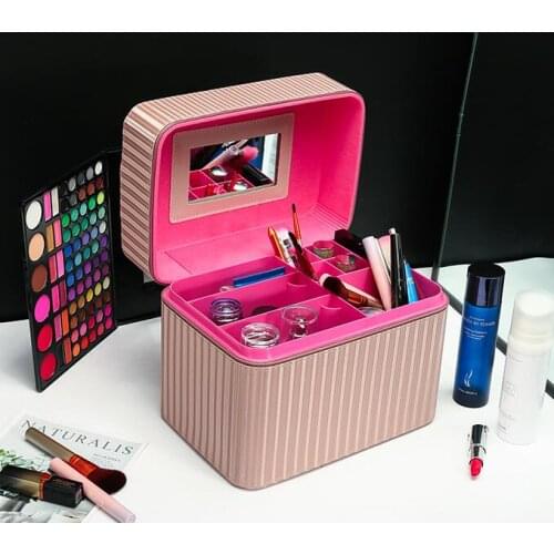 Hot Makeup Bags Portable Professional Cosmetic Bag Fashion Female Case For Cosmetics Large Capacity Women Travel toiletry bag