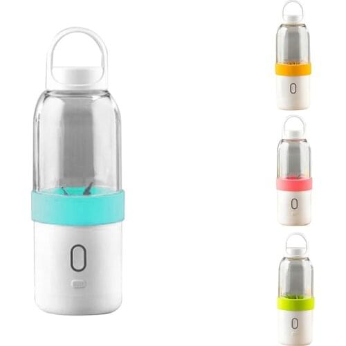 EAS-Portable Blender Electric USB Mixer Juicer Machine 550Ml Mini Food Smoothie Processor Hand Held Personal Juicer