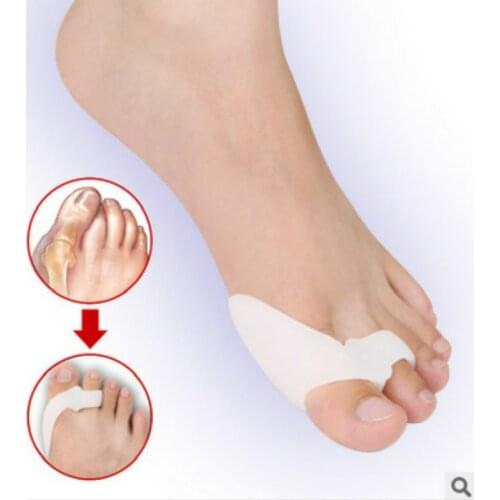 2Pairs Gel Foot Tool Bunion Corrector Bone Big Toe Protector Hallux Valgus Straightener Toe Spreader Pedicure tool set
