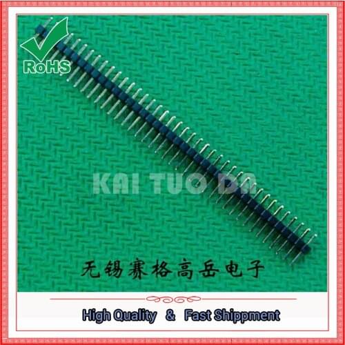10PCS 1*40PIN 1.27MM Single Row Male Pin Header 1X40PIN 1.27MM 40 PIN Connector 40pin strip 40p