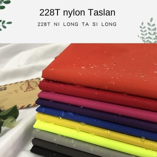 Waterproof Fabric By The Meter for Jacket Outdoor Outdoor Ski Winter Clothes Breathable 228T Nylon Taslon Textile Sewing Diy Per