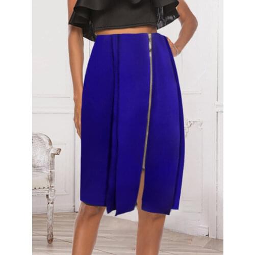 Pencil Skirts Womens Party Club Zipper High Waist Bocydon Modest Fashion Slim Fit Elegant Ladies Office Wear XXXL 2021 Fall New